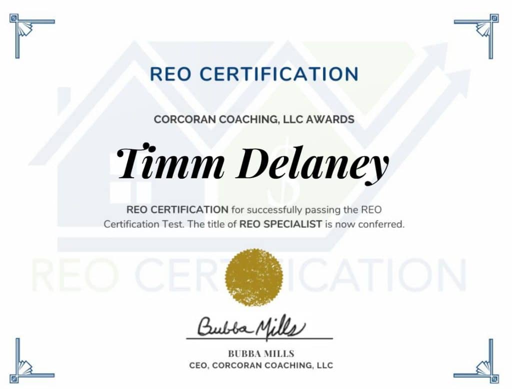 REO Certification